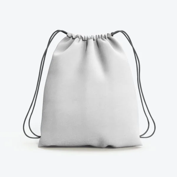 All Over Printed Drawstring Bag 12x17
