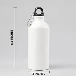 Yoga Day Metal Water Sipper Bottle - 600 ML