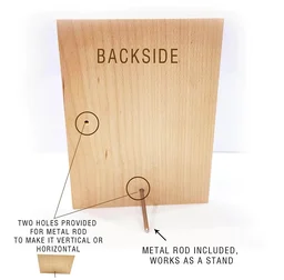 Personalized Laser engraved spotify song photo frame - 4x6 inch