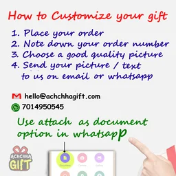 Friendship day gift personalized wooden frame with laser engraved image - 4x6 inch