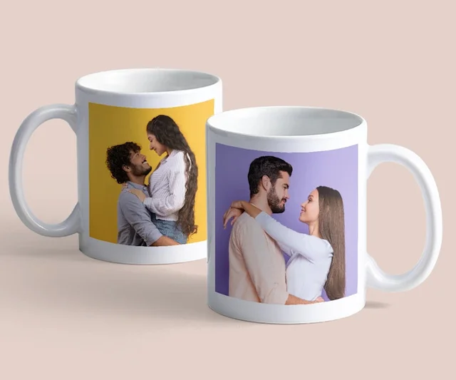 Achchha Gift White Ceramic Mug Print - 190 ML tea cup
