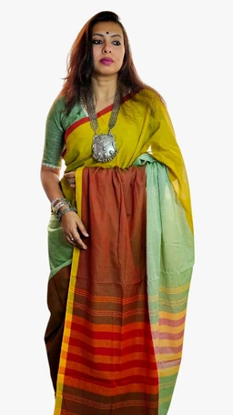 APARAJITA Pure Cotton Dhonekhali Saree