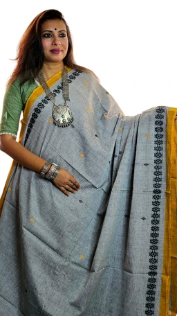 APARAJITA Pure Cotton Dhonekhali Saree