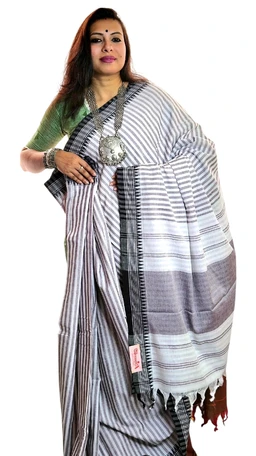 APARAJITA Pure Cotton Dhonekhali Saree