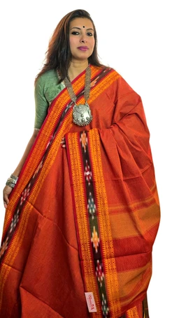 APARAJITA Pure Cotton Dhonekhali Saree