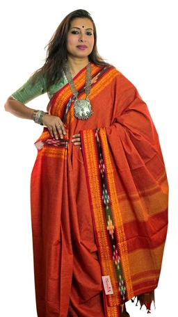 APARAJITA Pure Cotton Dhonekhali Saree