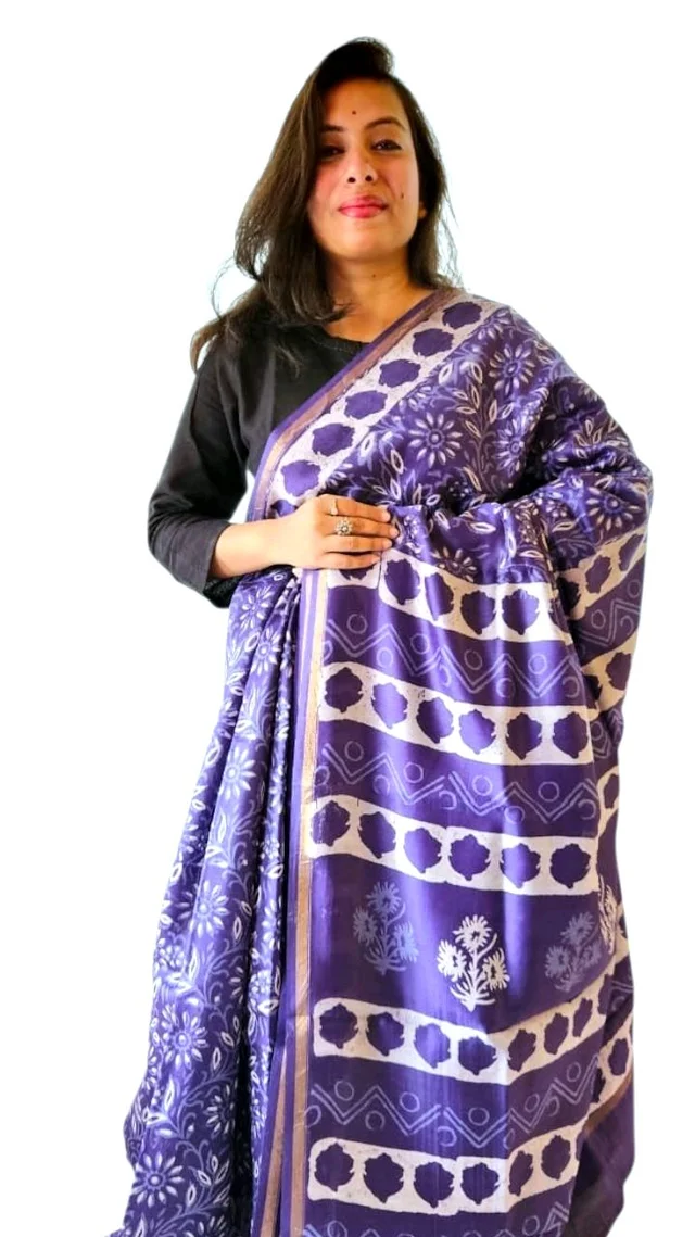 APARAJITA Chanderi Print Saree