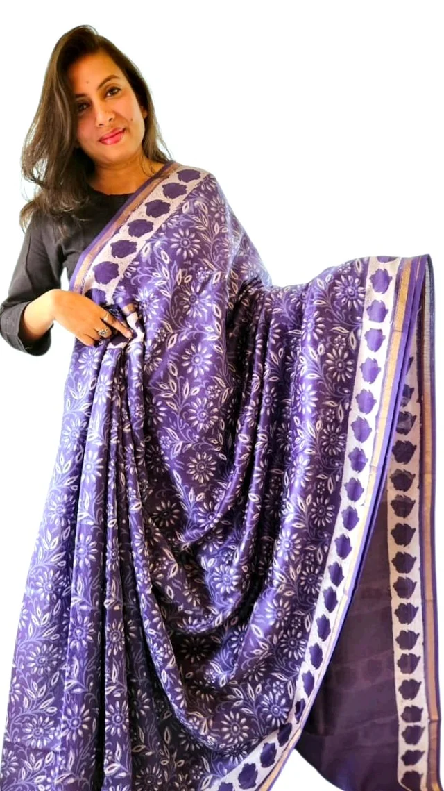 APARAJITA Chanderi Print Saree