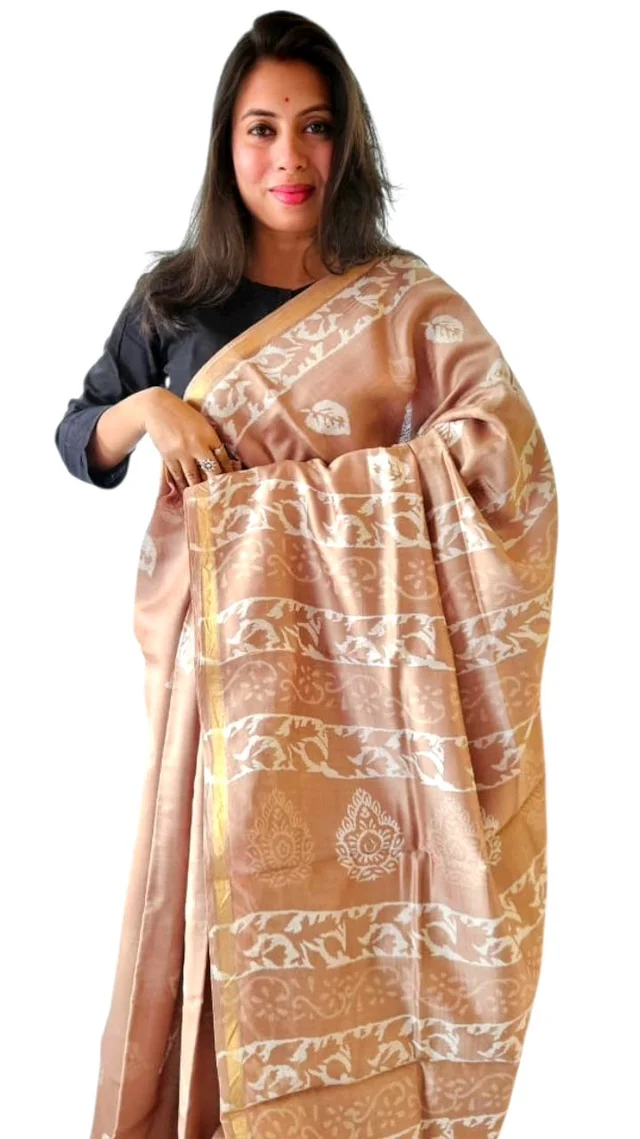 APARAJITA Chanderi Print Saree