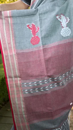 APARAJITA Khadi Cotton Handloom Saree