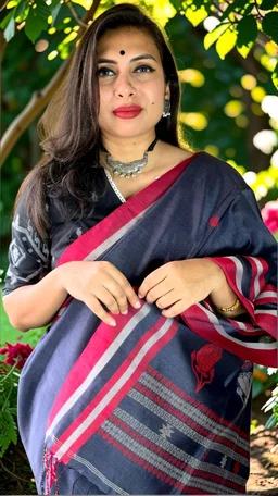 APARAJITA Khadi Cotton Handloom Saree