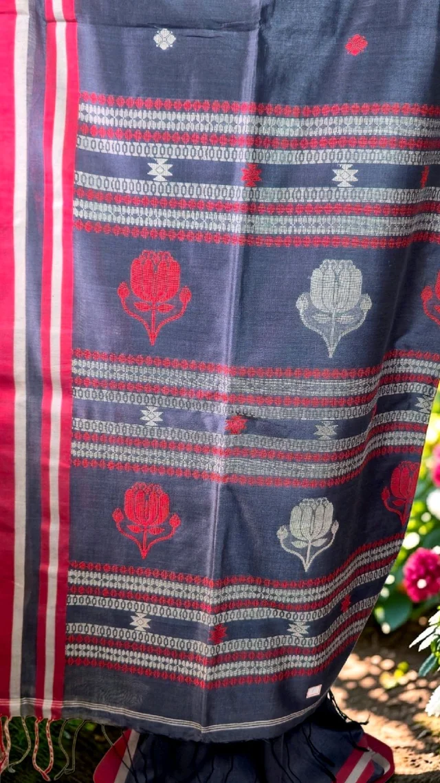 APARAJITA Khadi Cotton Handloom Saree
