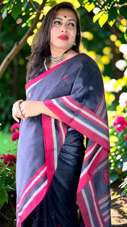 APARAJITA Khadi Cotton Handloom Saree