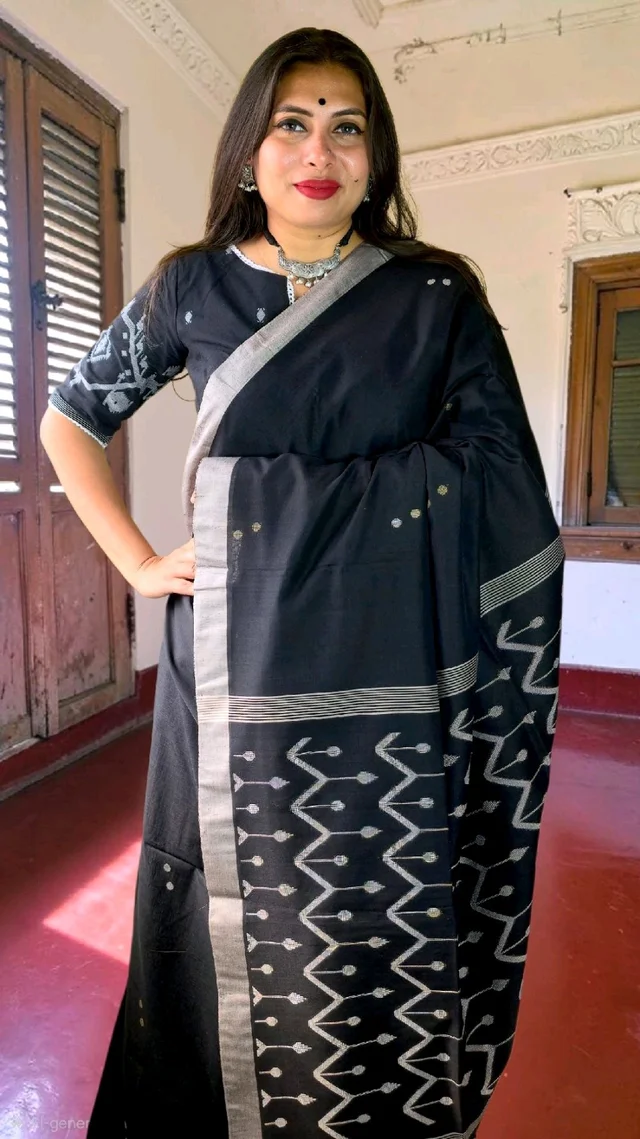 APARAJITA Khadi Cotton Handloom Saree