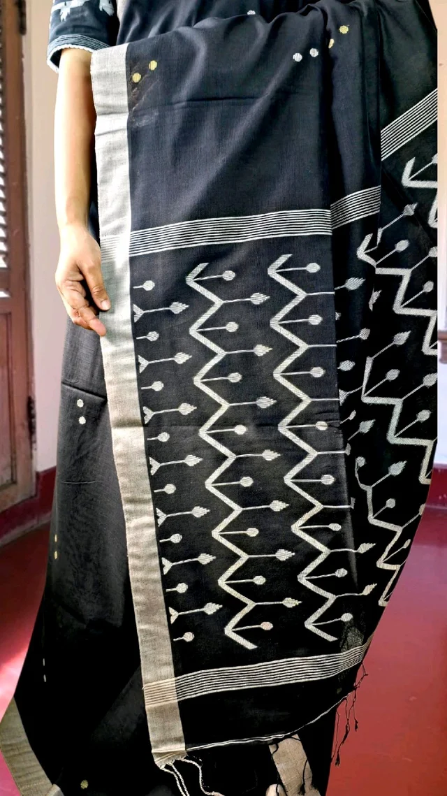 APARAJITA Khadi Cotton Handloom Saree