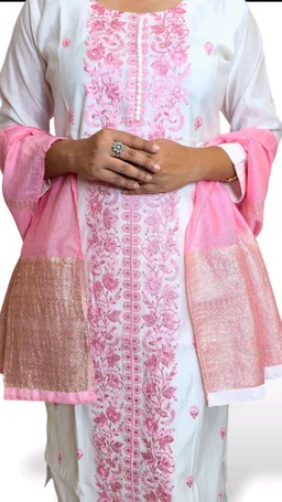 APARAJITA Festive 3Pc Kurti Set - M