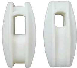 Shrangi Heavy Plastic Corner Insulator Used for Solar Zatka Machine Fencing with Clutch Wire Also Used for Fencing in Farm| Industrial Park| Garden| Home| White Heavy Plastic Insulator Pack of 50
