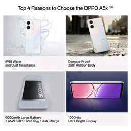 Oppo OPPO A5x 5G - 4/128, Laser White
