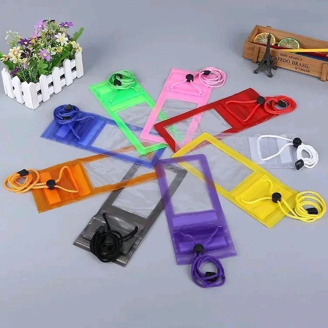 Waterproof Mobile Pouch Cover for All Mobiles, Cellphone Dry Bag Compatible for iPhone, Samsung, Mi, Redmi, Oppo, VIVO, All Other Smartphones up to 6.5 inches - 2, Multy Colour