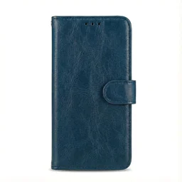 Fnpk Premium Leather Wallet flip Cover Case For Redmi All Models - Redmi 13 5G, Black