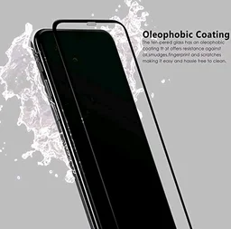 Prince Poco Models Full Glue Curved Tempered Glass Screen Protector - Poco M8 5G, Black