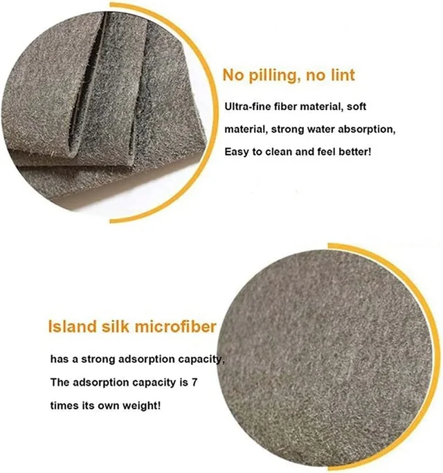 10 pcs Black Cleaning Cloth 20*25 CM