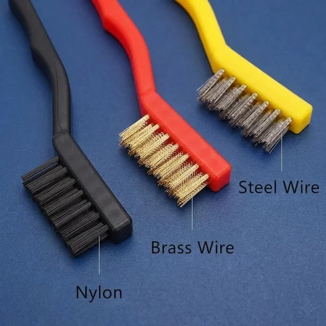 3-in-1 Gas Stove Cleaner Brush Set – Durable Kitchen Scrubbing Brushes for Stoves, Burners & Grates