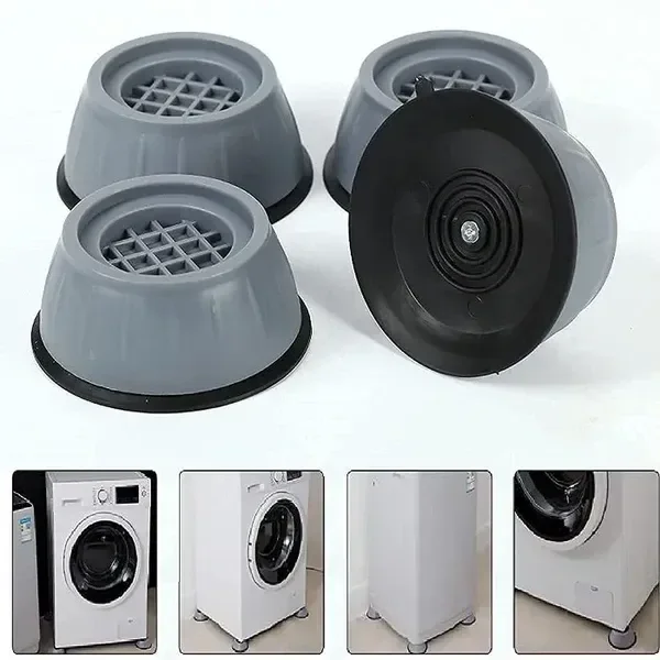 4 Pcs Anti Vibration Pad for Appliances Washing Machine Stand (Medium)