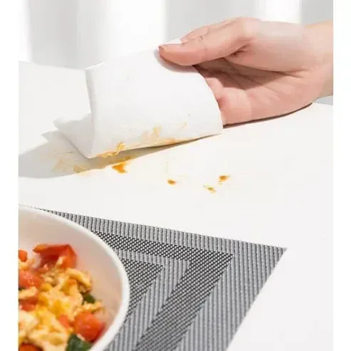 80 pcs Kitchen Cleaning Wipes | Strong Decontamination Kitchen Wipes | Disposable Kitchen Wet Wipes Household Cloth Towel For Removing Grease Stains & Cleaning Glass Table Wet Tissue Wipes