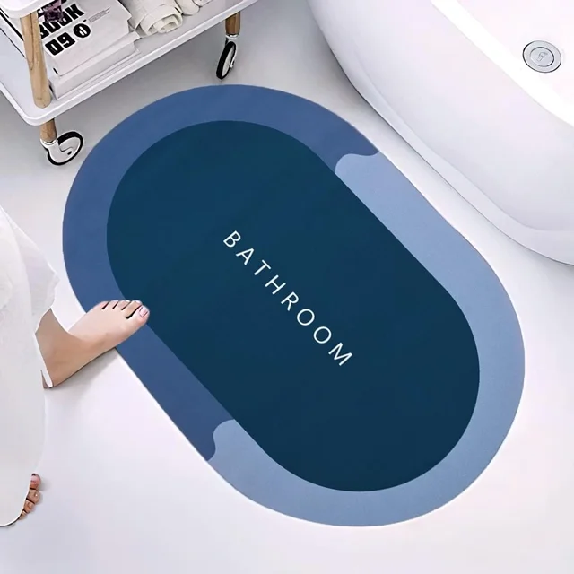 Super Absorbent Anti-Slip Bathroom Mat – Quick Dry Soft Floor Mat for Bathroom & Home