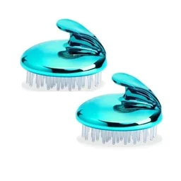 Silicone Dandruff Head Massage Brush – Scalp Massager & Shampoo Scrubber for Hair Growth