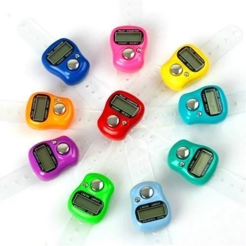 Digital Hand Tally Counter – Portable Electronic Finger Lap Counter with LCD Display