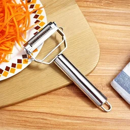 2-in-1 Dual Blade Stainless Steel Vegetable Peeler & Julienne Cutter