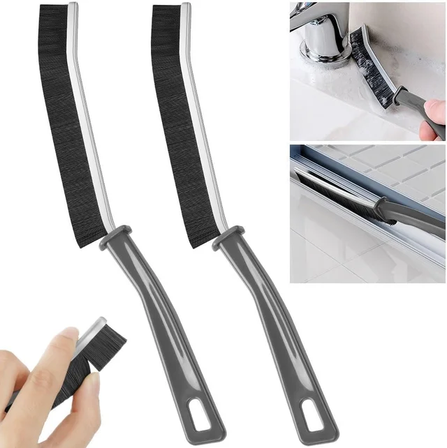 Multi-Purpose Plastic Gap Cleaning Brush – Crevice & Grout Deep Cleaning Tool for Bathroom & Kitchen