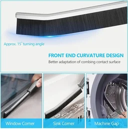 Multi-Purpose Plastic Gap Cleaning Brush – Crevice & Grout Deep Cleaning Tool for Bathroom & Kitchen