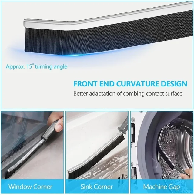 Multi-Purpose Plastic Gap Cleaning Brush – Crevice & Grout Deep Cleaning Tool for Bathroom & Kitchen