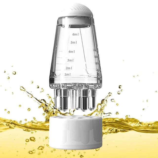 Hair Oil Applicator Bottle with Root Comb – Scalp Oiling & Hair Care Dispenser