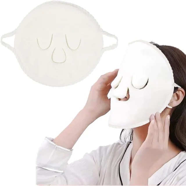 Towel Face Mask for Deep Pore Cleansing – Reusable Microfiber Spa Facial Steaming Cloth