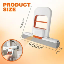 Mini Foldable Desktop Mop – Portable Self-Squeezing Hand-Free Sponge Mop for Countertops & Glass