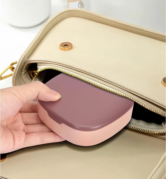 Small Plastic Jewelry Organizer Box – Portable Clear Multi-Grid Storage Case for Rings, Earrings & Craft Beads