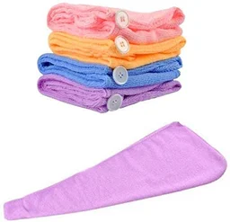 Embroidery Hair Wrap Towel