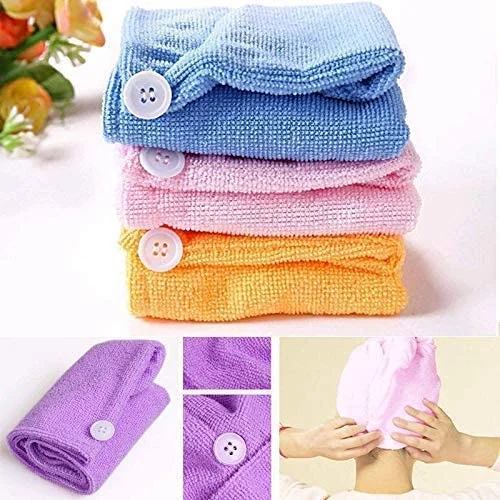 Embroidery Hair Wrap Towel