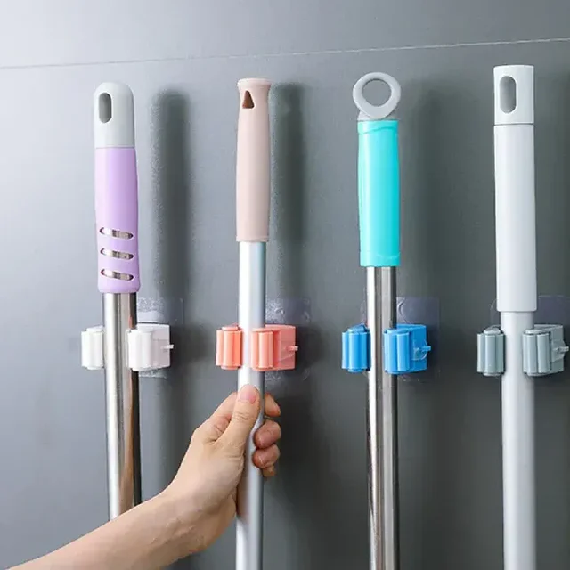 MOP AND BROOM HOLDER