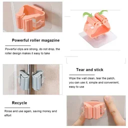 MOP AND BROOM HOLDER