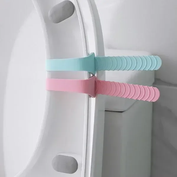 ( Pack Of 2 ) Toilet Seat Lifter Band, Foldable Toilet Cover Seat Lid Lifter Handle Bathroom Accessories