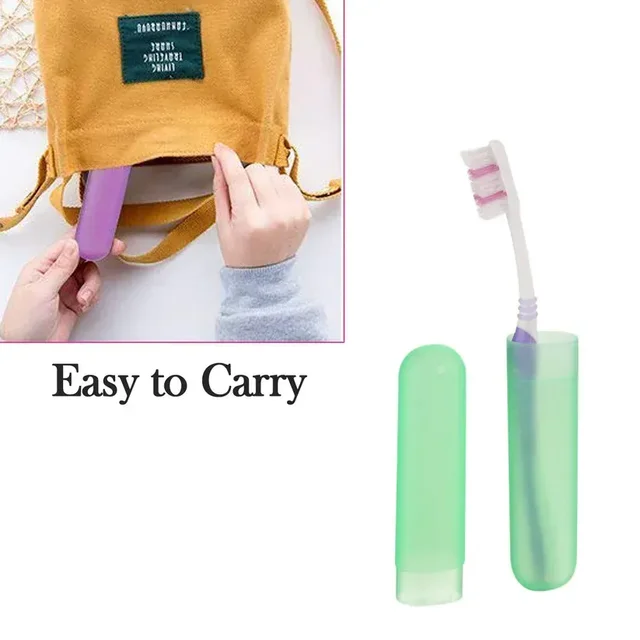 (Pack Of 3) PLASTIC TOOTHBRUSH COVER CASE