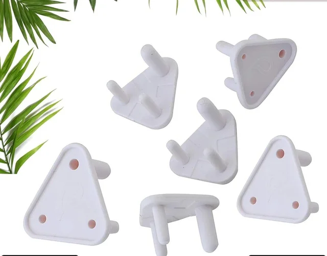 (Pack Of 6) SAFETY COVER GUARDS FOR ELECTRIC SOCKET PLUG