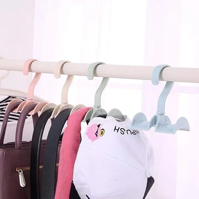 Purse Hanger Rotating Hook Bag Rack Holder Handbag Hanger Organizer Storage The Closet Rod for Storing and Organizing Purses, Backpacks, Satchels, Crossovers, Handbags, Tote