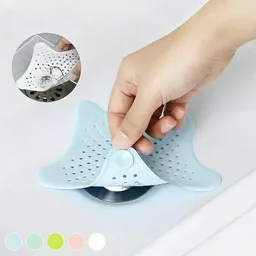 STAR SHAPE SUCTION CUP SINK DRAINER (MIX COLOR)
