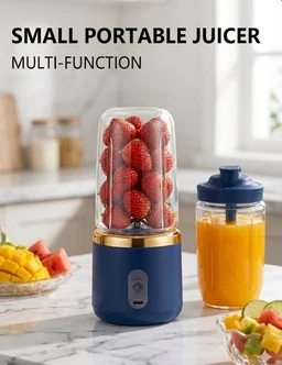 Ultra-Portable Mini Juicer & Travel Mixer | USB Rechargeable & Multi-Function for On-the-Go Nutrition